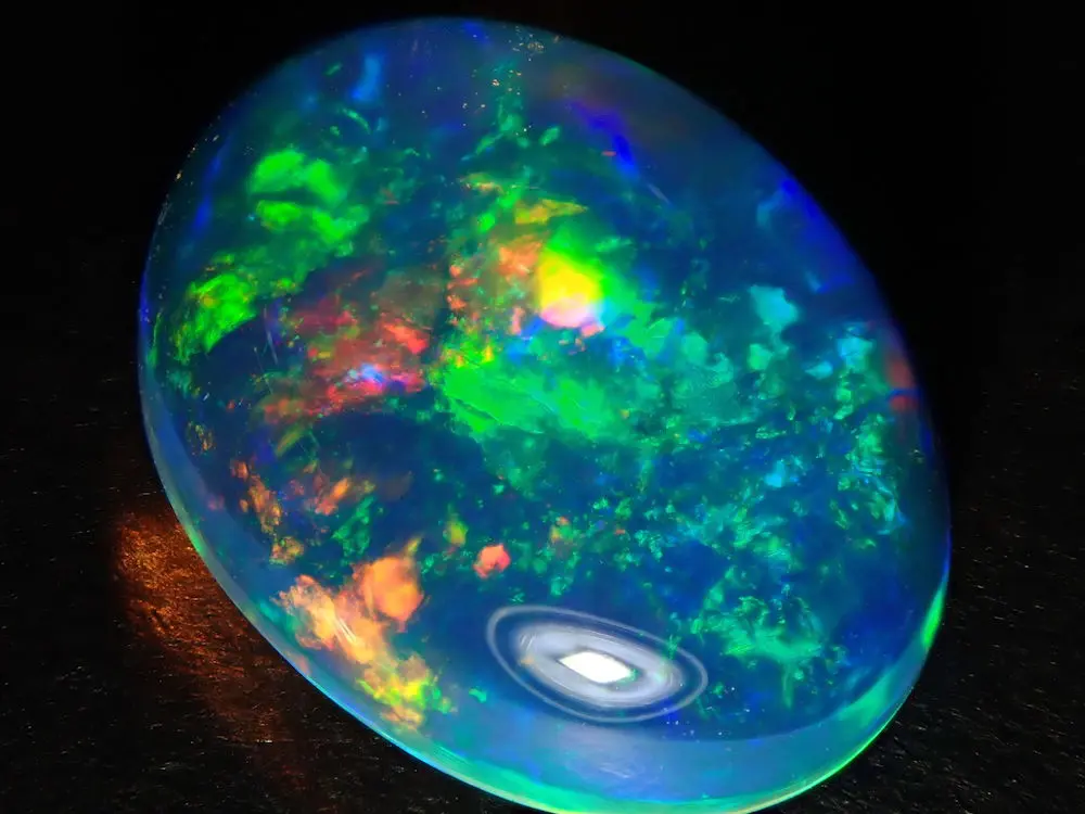 【ルース】メキシコオパール(ウォーターオパール)② ウォーターオパール(宝石名ウォーター・オパール) メキシコ産 1.350ct