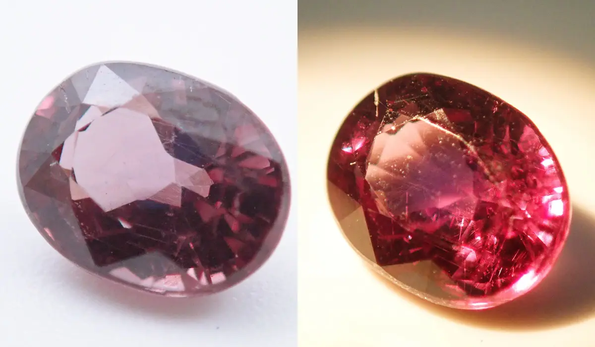 ネクタイピン K18 ガーネット?ルビー？赤い宝石 ネクタイピン K18 ガーネット?ルビー？赤い宝石