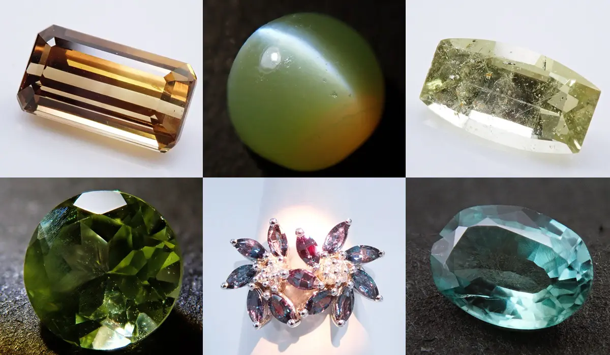 天然石　クリソベリル クリソベリル（宝石名クリソベリル）マダガスカル産 0.35ct 識別