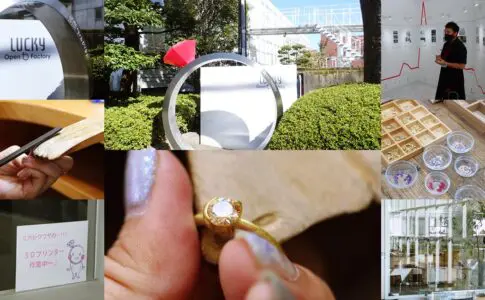 ラッキー商会　ラッキーオープンファクトリー　工場見学　手作りジュエリー体験