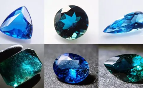 【新品】濃いめの青とエメラルドがきれいアイオライトinエメラルドのスフィア 新品】濃いめの青とエメラルドがきれいアイオライトinエメラルドの