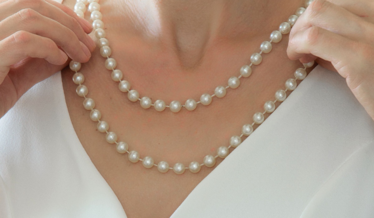 真珠　ネックレス