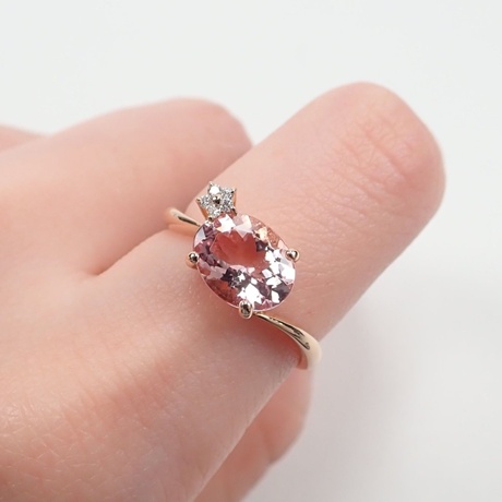 モルガナイト　ジュエリー　指輪2